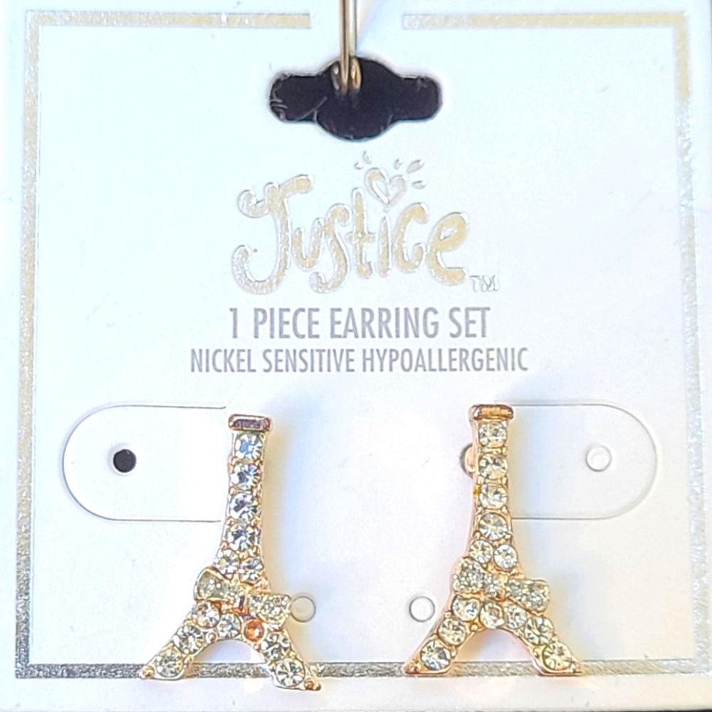 Justice Eiffel Tower Earrings